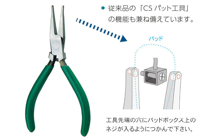 ハセガワ・ビコー|CSL パッド工具仕様